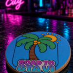 Cork-back coaster